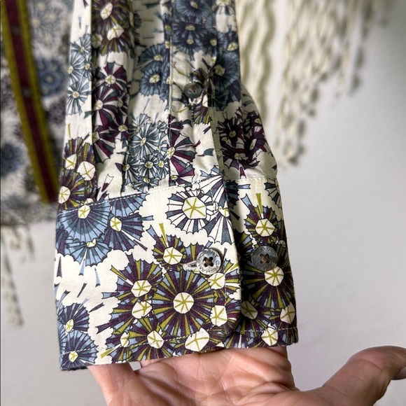 Robert Graham Long Sleeve Button Down Fall Floral Dress Shirt XL Cotton - Picture 4 of 11